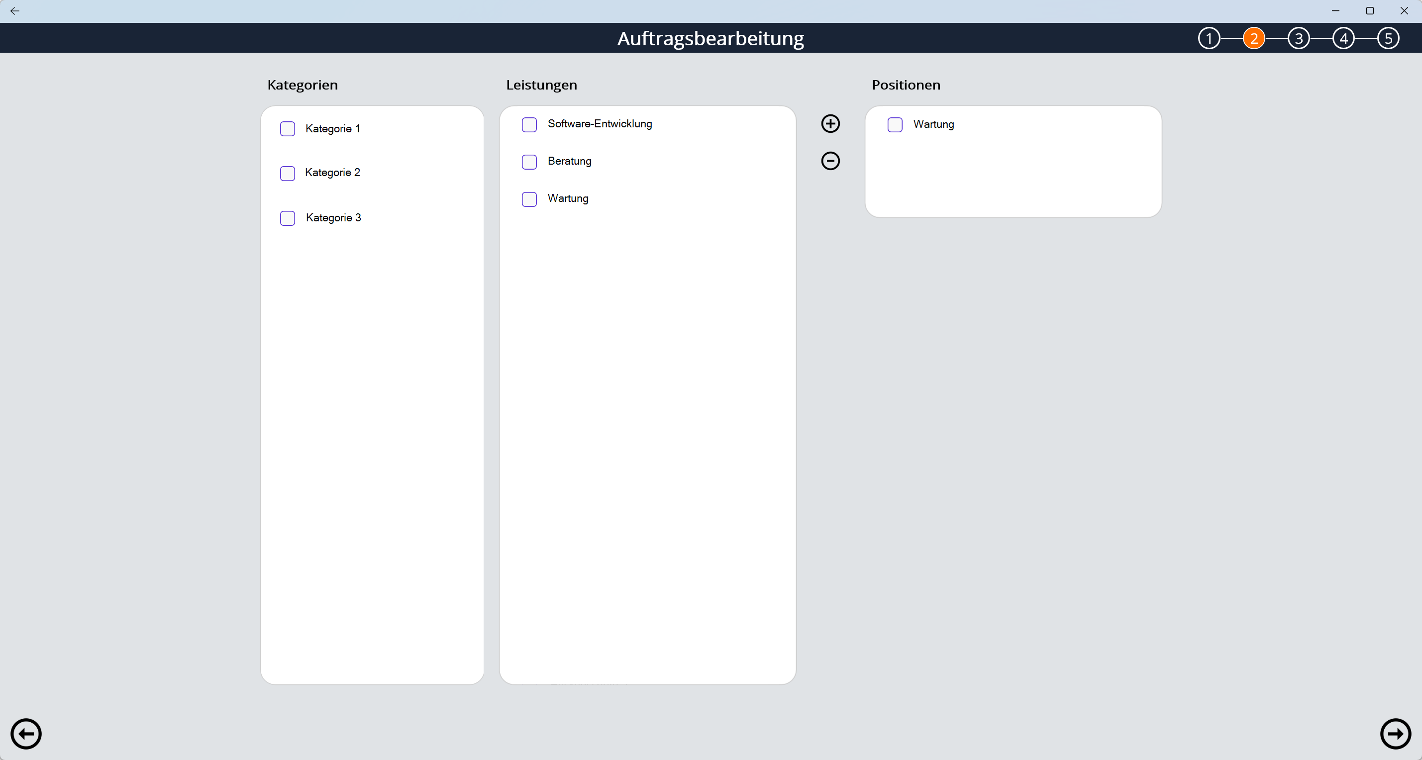 Der Screenshot des Programms Sara zeigt die Auftragsverwaltung